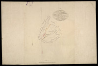 Plan du cadastre napoléonien - Brassy : tableau d'assemblage