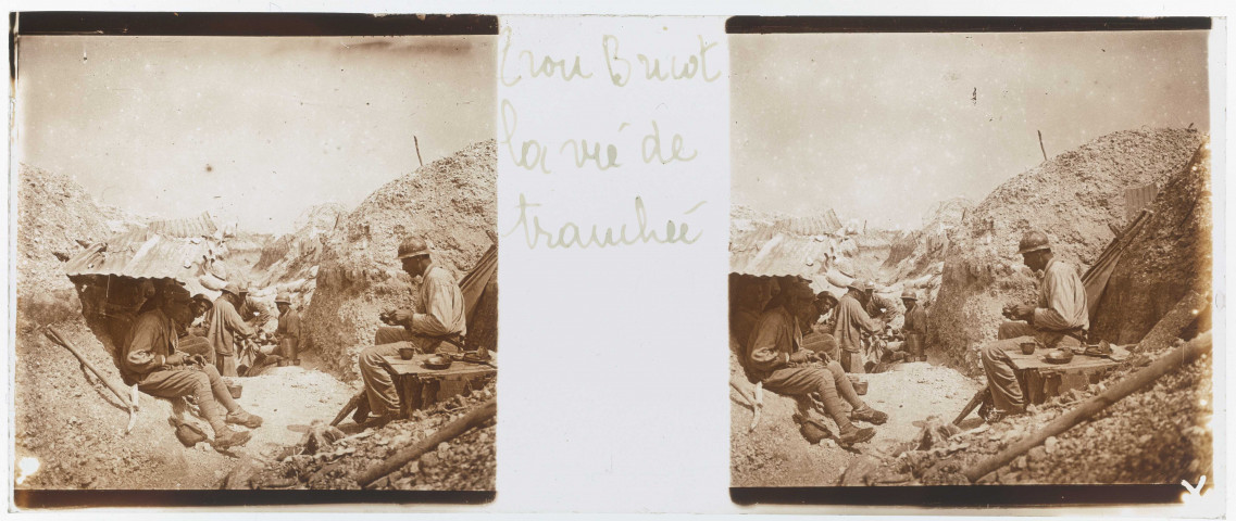 Trou bricot la vie de tranchée