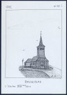 Broquiers (Oise) : l'église XIXe siècle - (Reproduction interdite sans autorisation - © Claude Piette)