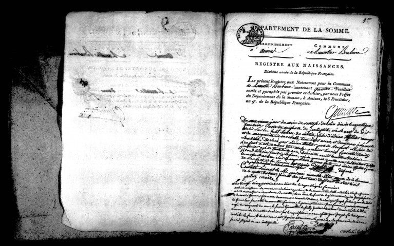 Lamotte-Brebiere : naissances, mariages, décès