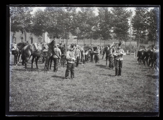 Revue du 14 juillet - chasseurs à cheval - 1904