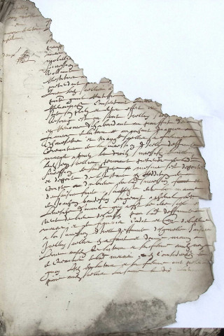 Etude de Me Nicolas Boyenval à Amiens (étude n°5). Minutes des années 1652-1653