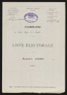 Liste électorale : Saint-Léger-lès-Authie