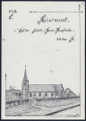 Hiermont : l'église Saint-Jean-Baptiste, XIIIe siècle - (Reproduction interdite sans autorisation - © Claude Piette)
