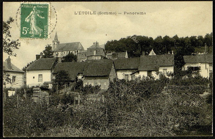 L'Etoile (Somme). Panorama