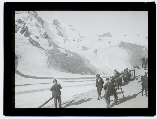 Vue prise du Gornergrat - le Mont Rose - juillet 1903