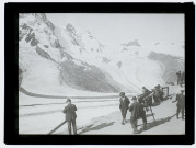 Vue prise du Gornergrat - le Mont Rose - juillet 1903