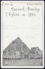 Tincourt-Bouchy : l'église en 1920 - (Reproduction interdite sans autorisation - © Claude Piette)