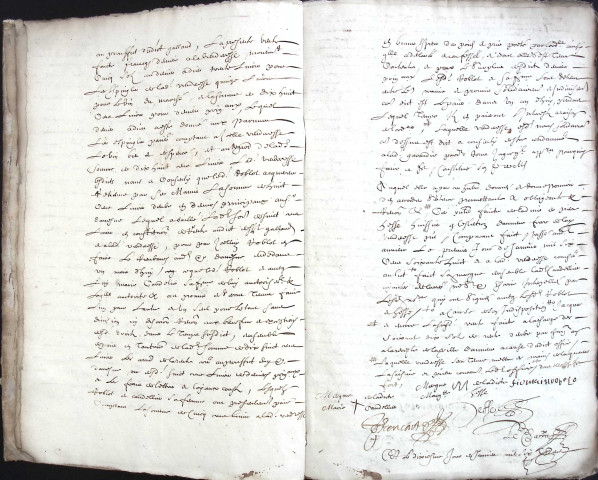 Etude de Me François Lecaron à Amiens (étude n°11). Minutes de l'année 1668