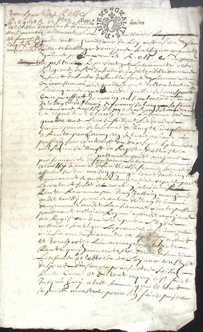 Etude de Me Augustin Perdu à Amiens (étude n°26). Minutes de l'année 1678