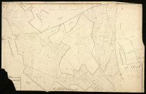 Plan du cadastre napoléonien - Bouzincourt : Bois Lassu (Le) ; Haut Rocourt (Le), D