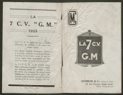 Publicités automobiles : G.M