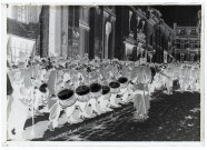 Manoeuvres de septembre 1902 - 72e à Poix - les hommes au drapeau