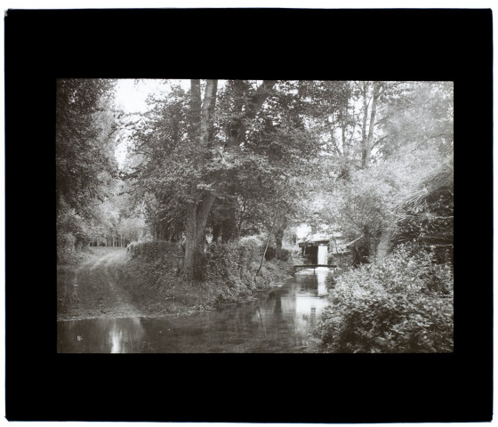 Ruisseau à Taussacq - septembre 1909
