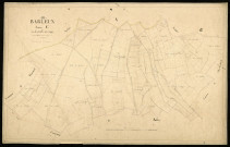 Plan du cadastre napoléonien - Barleux : Vallée des Singes (La), C