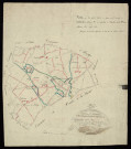 Plan du cadastre napoléonien - Rethonvillers (Rethonvllers) : tableau d'assemblage