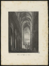 Cathédrale d'Amiens. Vue de la nef et du choeur