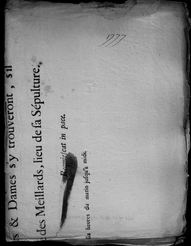 Etude de Me François Henin à Amiens (étude n°3). Minutes de l'année 1777