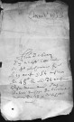 Etude de Me François Debacq à Amiens (étude n°7). Minutes de l'année 1653