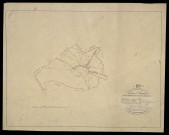 Plan du cadastre napoléonien - Vaudricourt : tableau d'assemblage