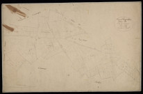 Plan du cadastre napoléonien - Piennes-Onvillers (Onvillers) : Couchant (Le), B