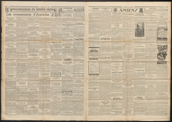 Le Progrès de la Somme, numéro 21361, 13 mars 1938