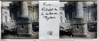 Rome - Piédestal de la colonne Trajane