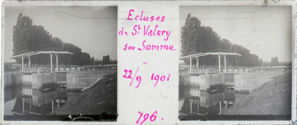 Les écluses à Saint-Valery-sur-Somme