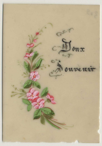 Doux souvenirs. Des fleurs