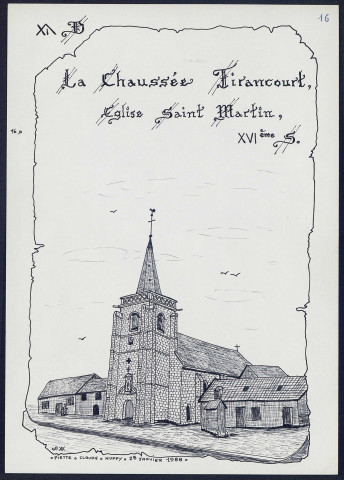 La Chaussée-Tirancourt : église Saint-Martin, XVIe siècle - (Reproduction interdite sans autorisation - © Claude Piette)
