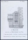 La Bellevue (commune de Warlincourt-lès-Pas, Pas-de-Calais) : oratoire érigé à côté de l'ancienne chapelle - (Reproduction interdite sans autorisation - © Claude Piette)