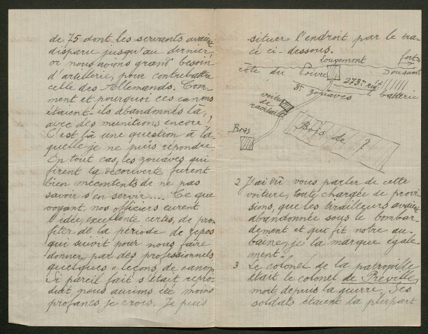 Témoignage de Millet, Louis et correspondance avec Jacques Péricard