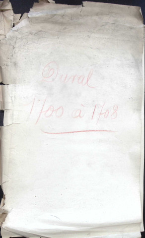 Etude de Me Jean Duval à Amiens (étude n°8). Minutes de l'année 1708