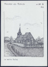 Rouvroy-les-Merles : la petite église - (Reproduction interdite sans autorisation - © Claude Piette)
