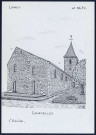 Courcelles (Loiret) : l'église - (Reproduction interdite sans autorisation - © Claude Piette)