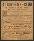 Automobile-club de Picardie et de l'Aisne. Revue mensuelle, 4e année, mars 1908