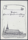 Vergies : église de l'Assomption de la Sainte-Vierge, XIIIe siècle - (Reproduction interdite sans autorisation - © Claude Piette)