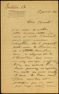 Ensemble de 22 lettres adressées par René Hardy à ses parents entre 1917 et 1918