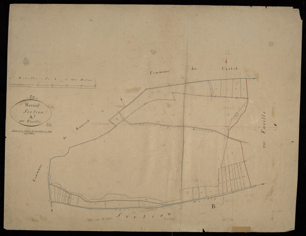 Plan du cadastre napoléonien - Morisel : A1
