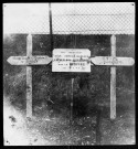 Tombes de Blanchard et Defontaine fusillés à Attert (Belgique) sur le chemin de la déportation, 1er septembre 1944