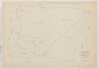 Plan du cadastre rénové - Flaucourt : section ZH