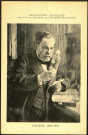 Portait de Louis Pasteur (1822-1895). Carte postale édité par la Croix-Rouge Française , Société de Secours aux Blessés militaires