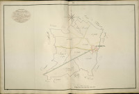 Plan du cadastre napoléonien - Atlas cantonal - Querrieu (Querrieux) : tableau d'assemblage