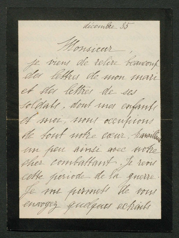 Témoignage de Claudon (Lieutenant colonel - devenu général)) et correspondance avec Jacques Péricard