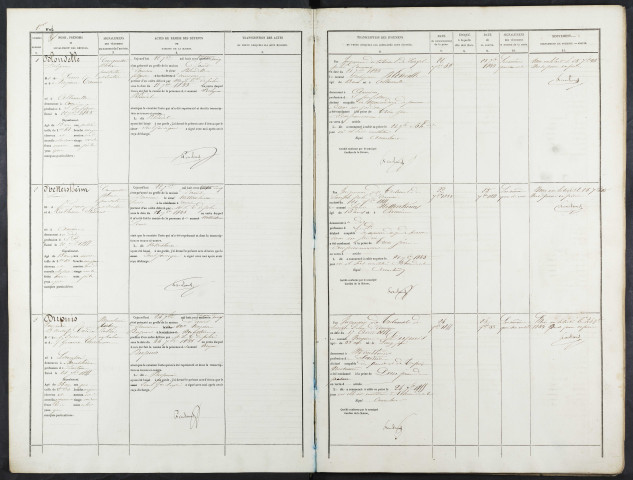 Maison d'arrêt d'Amiens. Simple police. Registre d'écrou : numéros 1 à 598. 22 septembre 1855 - 13 septembre 1860