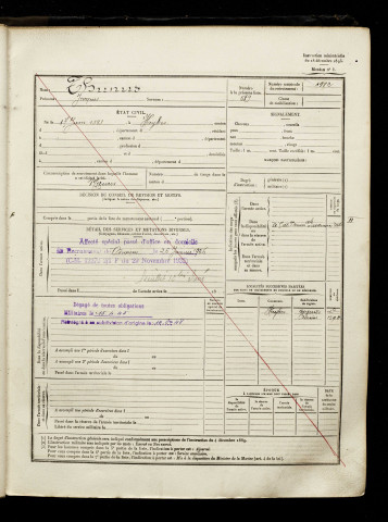 Thunus, Jacques, né le 17 juin 1898 à Haybes (Ardennes), classe 1918, matricule n° 1982, Bureau de recrutement d'Amiens