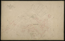 Plan du cadastre napoléonien - Bouchavesnes-Bergen (Bouchavesnes) : Village (Le) ; Bois l'Abbé (Le), B1
