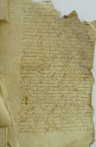 Etude de Me Jacques Godquin à Ault. Minutes de l’année 1654