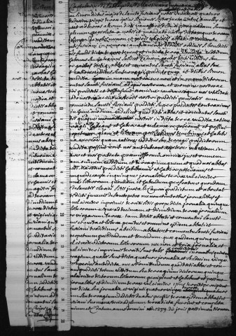 Cagny (Petit-), Amilly: baux, procès avec Saint-Martin-aux-Jumeaux, extraits du "Livre Rouge" de Saint-Fuscien. 12e-18e s.