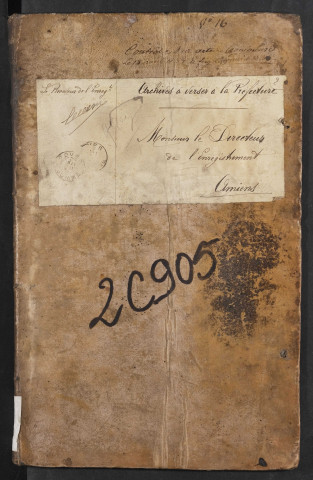 Contrôle des actes du bureau de Conty pour la période du 18 avril 1733 au 5 avril 1735